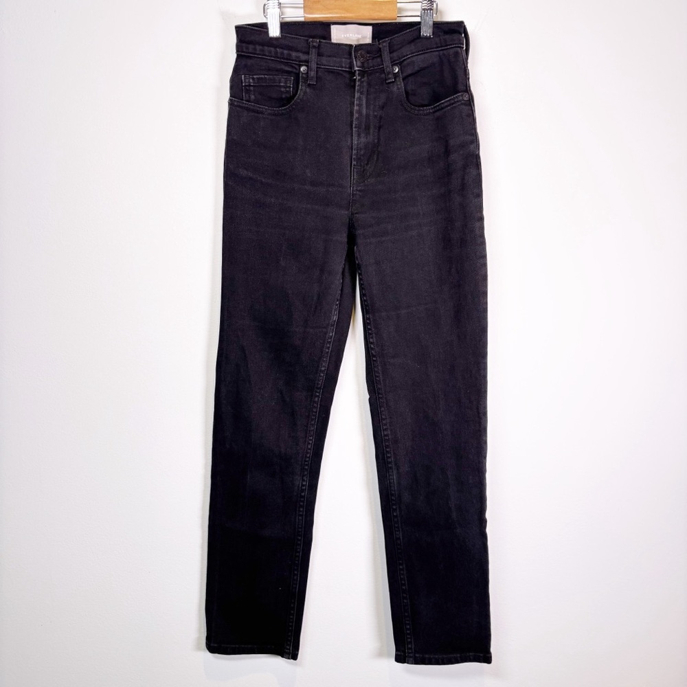 Everlane High Waist Straight Leg Jeans